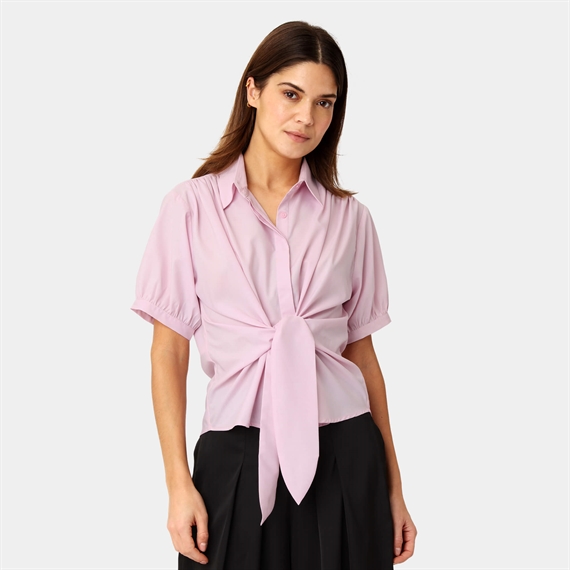 Karmamia Lee Skjorte (Short), Pink Cotton 